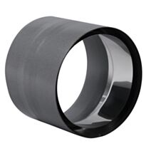 Tuyau anti-bistre émail noir mat ∅125mm - TEN