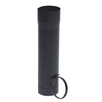 Conduit coulissant émail noir mat Ø125mmx50cm - TEN
