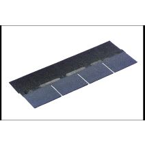 4 bardeaux bitumés Bardotoit bleu-ardoise 1x0,336m 3m² - ONDULINE