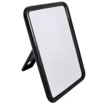 Miroir rectangulaire 19x14cm noir polystyrène