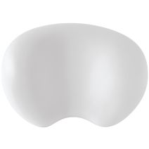 Oreiller de bain bean blanc mousse de polyuréthane