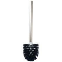 Brosse WC Nestor Noir/Chromé Polypropylène/Métal