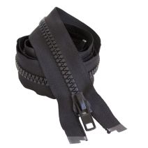FERMETURE 135 cm pour combinaison 2 zips noir