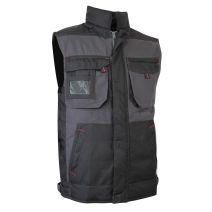 Bodywarmer gris/noir 2 sable