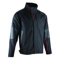 Veste zippée stretch epoxy noir