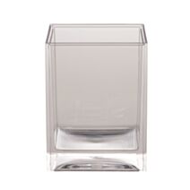 Verre à dents "cristal" en plastique (acrylique) - SPIRELLA
