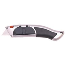 Cutter bi-matière auto-rétractable avec 5 lames - MONDELIN