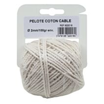 Pelote coton câble 2 mm 100 g - MONDELIN