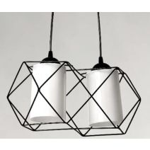 Suspension lannion noir 2l