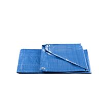 Bâche bicolore standard 5x8 m bleu/kaki - SODEPM