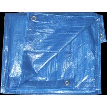 Bâche de protection éco bleu royal - 4x5m