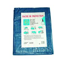 Bâche de protection éco bleu royal - 4x5m