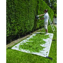 Bâche ramasse-haie 1,3x3m blanche