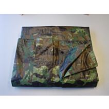 Bâche de protection camouflage 3.60 x 5m
