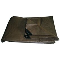 Bâche de protection du bois 2x8m marron - SODEPM
