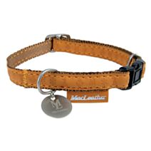 COLLIER REGL MC LEATHER JAUNE 20MM