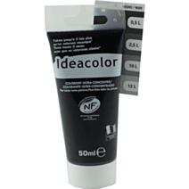 Colorant universel pour peinture noir 50ml - IDEACOLOR