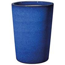 Pot outdoor flamenco deroma, bleu en terre cuite d39xh46cm - DEROMA