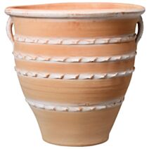 Pot 58cm terre rosée et blanchie antalya