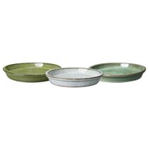 Soucoupe Bocage 18x2,5cm vert - DEROMA