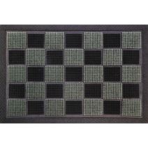 Tapis grattant Picots floqués 40x60cm noir et gris