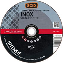 Disque à tronconer inox  Ø230 x 1,8 - SCID
