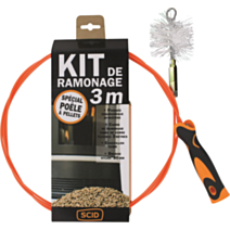Kit de ramonage spécial poêle à pellets