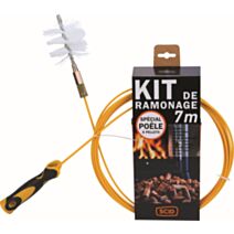 Kit de ramonage spécial pellet 7m - SCID