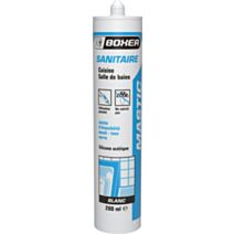 Silicone sanitaire blanc 280 mL - BOXER