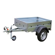 Remorque Club 150 acier gris 144x99x35cm - TRIGANO REMORQUES