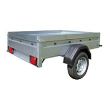 Remorque Club 200 acier gris 194x114x35cm - TRIGANO REMORQUES