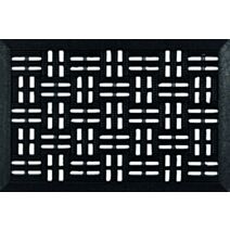 Tapis d'extérieur grattant Sardos caoutchouc 60x40cm ajouré noir - CORYL
