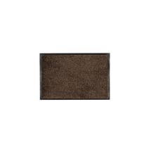Tapis d'entrée absorbant anti poussière 60x40cm marron - CORYL