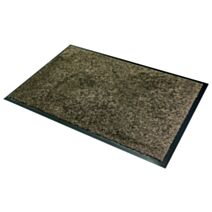 Tapis d'entrée absorbant anti poussière 60x40cm marron - CORYL