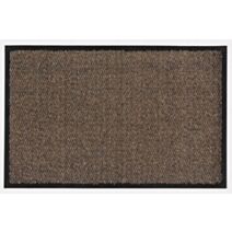 Tapis d'entrée absorbant et anti poussière Queyras 58x69cm marron - CORYL