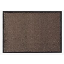 Tapis d'entrée absorbant et anti poussière Queyras 78x58cm marron - CORYL