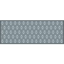 Tapis de cuisine absorbant de protection Devoluy Sablier 120x45cm bleu - CORYL
