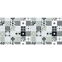 Film Adhésif Déco Multi Surface Carreaux De Ciment Gris 45x200cm