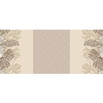 Toile cirée à la coupe Lautrec Coraux Taupe