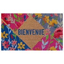 Tapis d'entrée abrité Coco Folie Spring 75x45cm