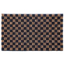 Tapis d'entrée abrité Riviera Damier 75x45cm