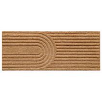 Tapis d'entrée abrité Coco Frappe Geo 75x30cm