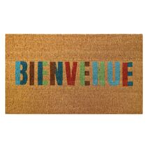 Tapis d'entrée abrité Eco-Co Bienvenue 75x45cm
