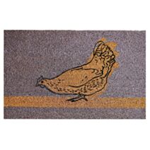 Tapis d'entrée abrité Garden Coco Cocotte 60x40cm