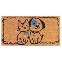 Tapis d'entrée abrité Coco Poucet Cie 50x25cm