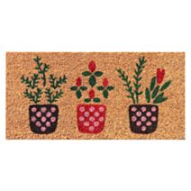 Tapis d'entrée abrité Coco Poucet Topiair 50x25cm