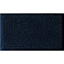 Tapis d'entrée abrité Texture Mvt Gris 76x46cm