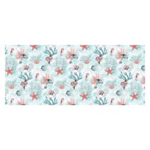Nappe TC Lautrec L.140cm motif Mer - CORYL
