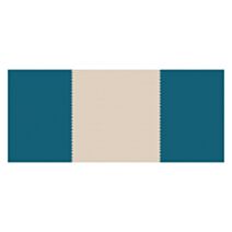 Nappe TC Premium Zao L.140cm motif Tresse lagon - CORYL