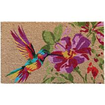 Paillasson Coco Folie Colibri 75x45cm - CORYL